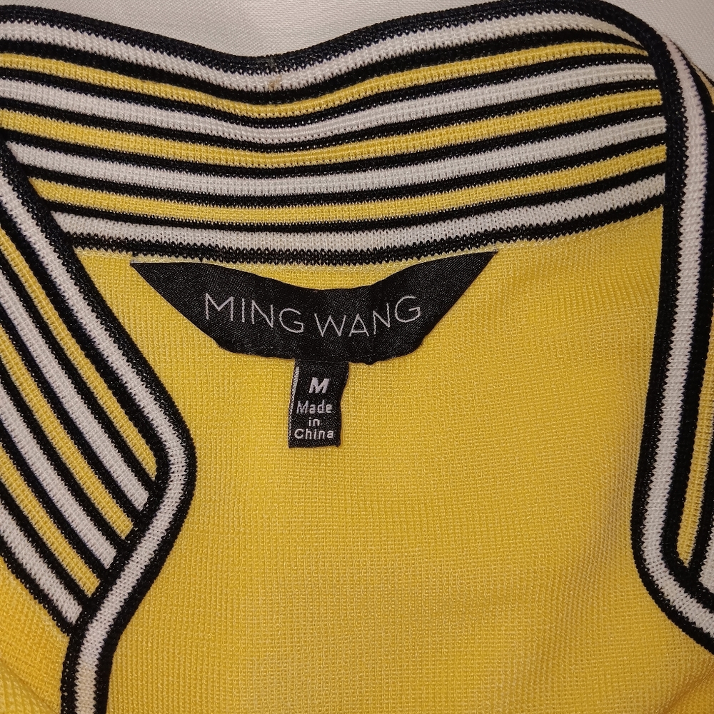 Ming Wang yellow cardigan. - Picture 6 of 7